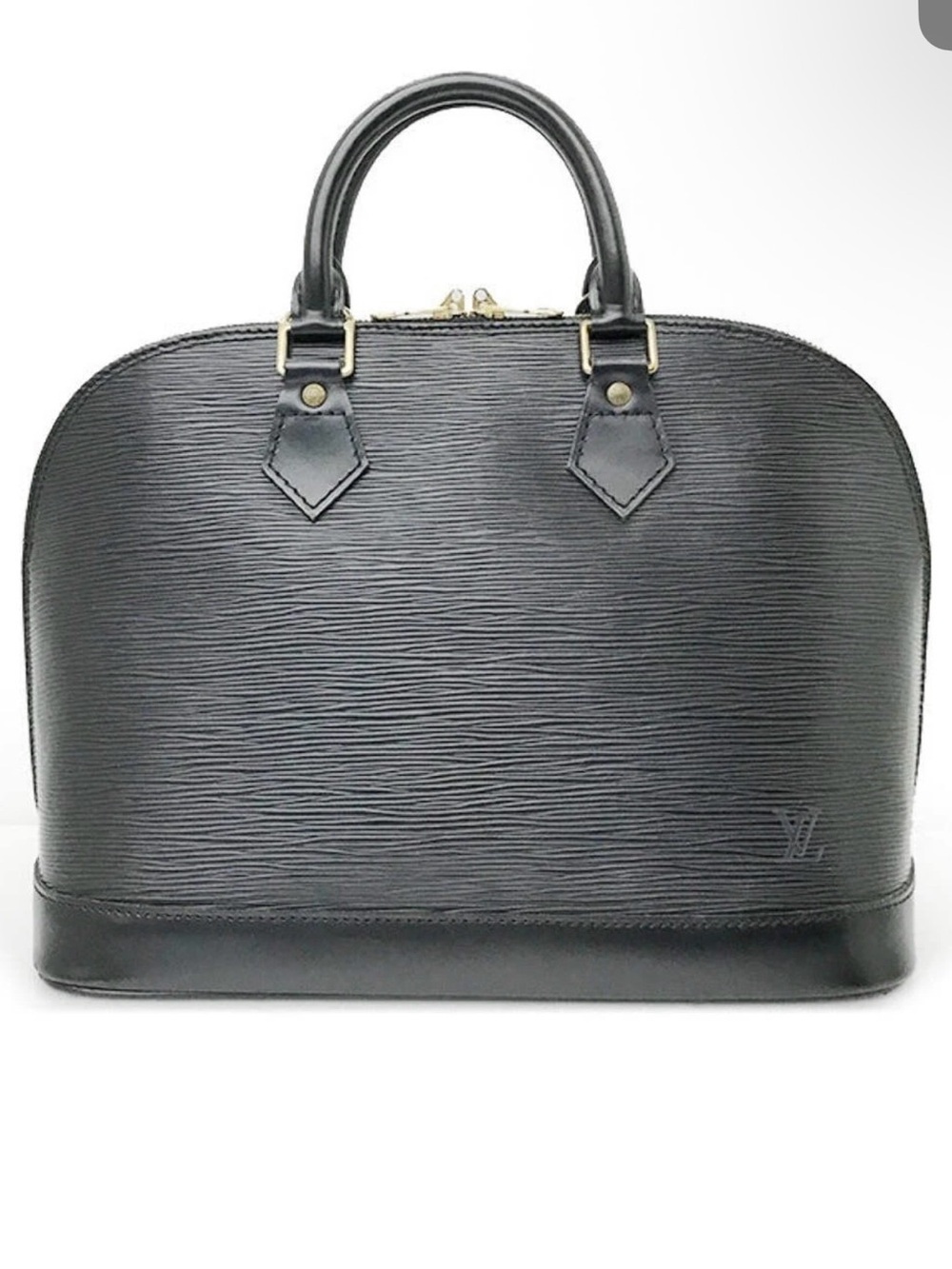 Louis Vuitton Black Alma EPI PM